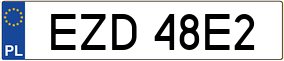 Truck License Plate
